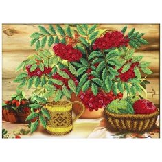Набор для вышивания бисером Паутинка "Осенний натюрморт", 38x28см