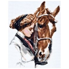 Набор для вышивания крестиком Палитра "После прогулки", 27x33см