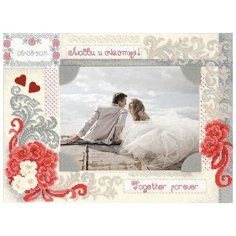 Набор для вышивания "Риолис" "Панно для фотографии.Любовь и счастье", 40x30 см