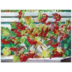 Набор для вышивания бисером Паутинка "Калина", 28x38см