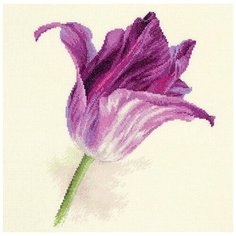 Набор для вышивания Алиса "Тюльпаны. Сиреневый бархат", 22x26см (вышивка крестом)