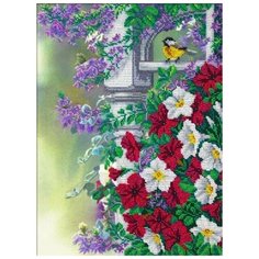 Набор для вышивания бисером Паутинка "Весеннее настроение", 28x38см