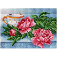 Алмазная мозаика "Вышиваем бисером" Магнит 28,5х20см