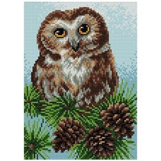 Алмазная мозаика "Вышиваем бисером" Магнит 20х28см