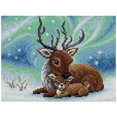 Алмазная мозаика "Вышиваем бисером" Магнит 28х20см