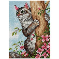 Алмазная мозаика "Вышиваем бисером" Магнит 20х28,5см