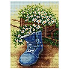 Алмазная мозаика "Вышиваем бисером" Магнит 20х28см