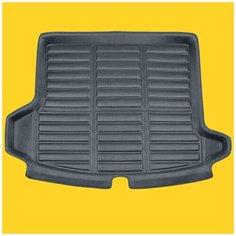 3D коврик в багажник Volkswagen Tiguan II, 2016+. Большие бортики и площадь. Laji