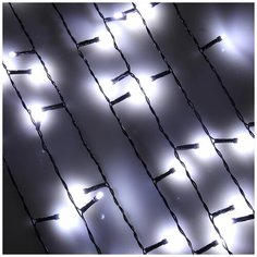 Гирлянда светодиодная бахрома 3х0,7м 96LED, белый Сноубум