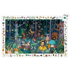 Пазл-игра на наблюдательность Djeco Таинственный лес, 100 деталей