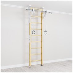 Шведская стенка ROMANA Eco1 (дерево/ белый)