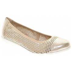 Балетки Caprice женские летние, размер 39, цвет золотой, артикул 9-9-22151-26-354