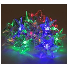 Эра / ENIN-3Z / Гирлянда LED Нить Цветы 3м, мультиколор 8 режимов, 15 LED, IP20 220V ERA