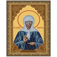 Алмазная мозаика с нанесенной рамкой Molly 20х30 см Матрона Московская 8 цветов