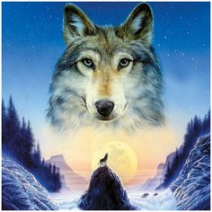 Алмазная мозаика Molly 30х30 см Зов дикой природы 28 цветов