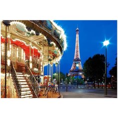 Алмазная мозаика с нанесенной рамкой Molly 40х50 см Вечерний Париж 36 цветов