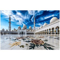 Алмазная мозаика с нанесенной рамкой Molly 40х50 см Мечеть Шейха Зайда 31 цвет