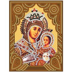 Алмазная мозаика с нанесенной рамкой Molly Вифлеемская Божия Матерь 20х15 см
