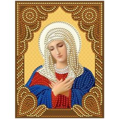 Алмазная мозаика с нанесенной рамкой Molly Умиление 20х15 см