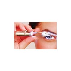 Пинцет для бровей с подсветкой Bradex