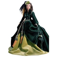 Кукла Barbie Унесенные ветром Изумрудное платье из гардин Скарлетт ОХара в исполнении Вивьен Ли, 29771