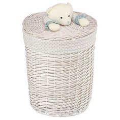 Natural House Корзина для белья Медвежонок 45х55х55 см голубой