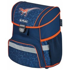 Ранец школьный Herlitz Loop Dinomania, Динозавр, синий