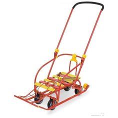 Санки NIKA NIKKI 3 (N3) выдвижные колесные шасси красный*1 N3/К