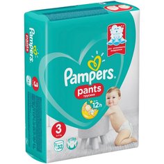 Pampers трусики Pants 3 (6-11 кг), 32 шт.