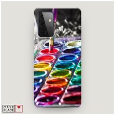 Пластиковый чехол "Палитра красок" на Samsung Galaxy A72 / Самсунг Галакси А72 Case Place