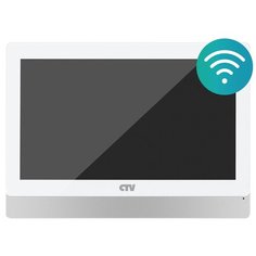 CTV-M5902 (белый) сенсорный 9" монитор видеодомофона с Wi-Fi