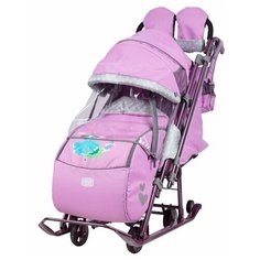 Санки- коляска Nika Ника детям 7-4 лилия