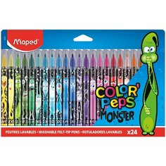 Фломастеры 24цв ColorPeps Monsters Maped