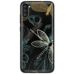 Силиконовый чехол Тени стрекоз на Samsung Galaxy M11 / Самсунг M11 Case Place