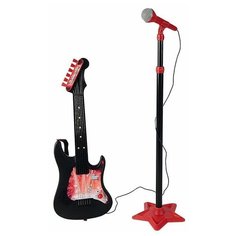 Simba гитара My music world 6833223 черный/красный