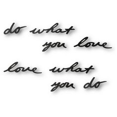 Надпись на стену Do what you love Umbra