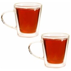 Чашка из жаропрочного стекла "Сакура" 250мл, 2шт Чайная Компания Слон