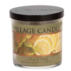 Ароматическая свеча Village Candle "Цитрус и Шалфей", стакан, маленькая
