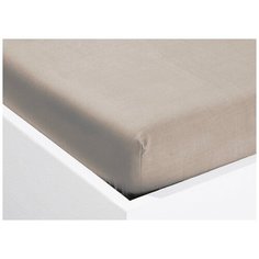 Простыня на резинке SIESTA HOME Латте 140х200х25