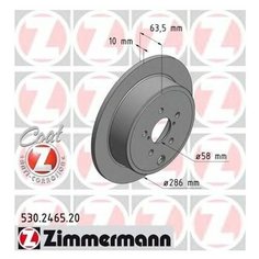 Тормозной диск Zimmermann 530.2465.20