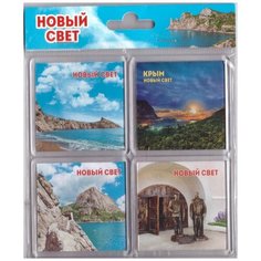 Набор магнитов "Новый Свет" НЛО АМ-002, Акрил, 4 шт. Новое литературное обозрение