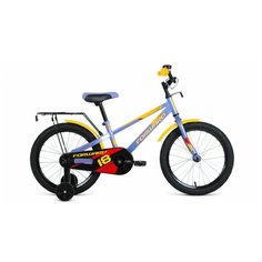 Велосипед FORWARD METEOR 18 (18" 1 ск 2020-2021, серый/желтый