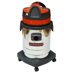 Профессиональный пылесос Soteco Tornado 503, 1400 Вт, серебристый/красный/черный