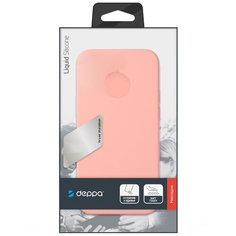 Чехол Deppa Liquid Silicone для Apple iPhone 12 mini розовый картон