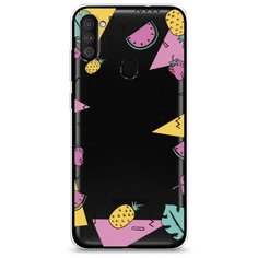 Силиконовый чехол "Летняя рамка" на Samsung Galaxy A11 / Самсунг Галакси А11 Case Place