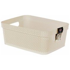 Корзина короб прямоугольная с ручками Ajur 11 л BranQ