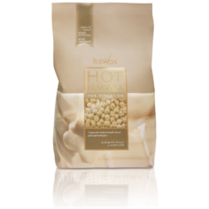 Воск горячий "Белый шоколад" (пленочный) White line Natura 1 кг Ital Wax