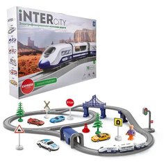 Железная дорога "Большое путешествие" скорый электропоезд, тунель, свет, звук, аксессуары (Т20835) 1 Toy