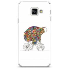 Силиконовый чехол "Хобби велосипед 8" на Samsung Galaxy A3 2016 / Самсунг Галакси А3 2016 Case Place