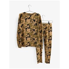 Комплект термобелья BURTON Fleece Base Layer Set 13213107967, размер M, Martini Olive Terra Camo